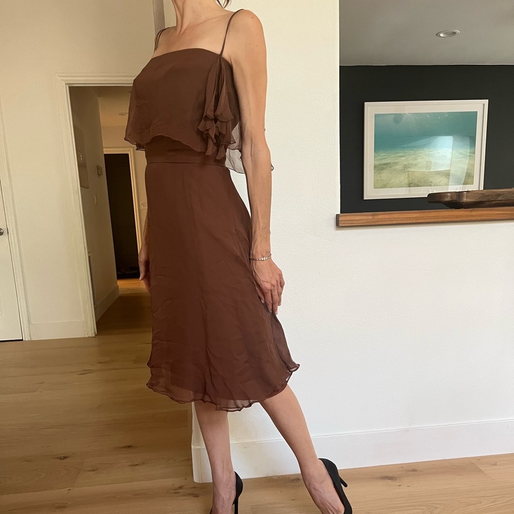 Vintage 1930s silk dress Talmack John Moore